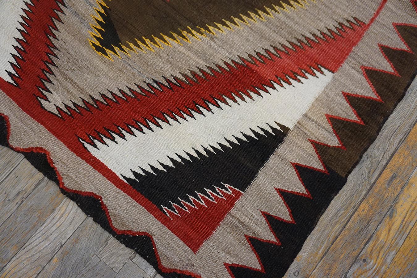 Wool 1930s American Navajo Carpet ( 3'6