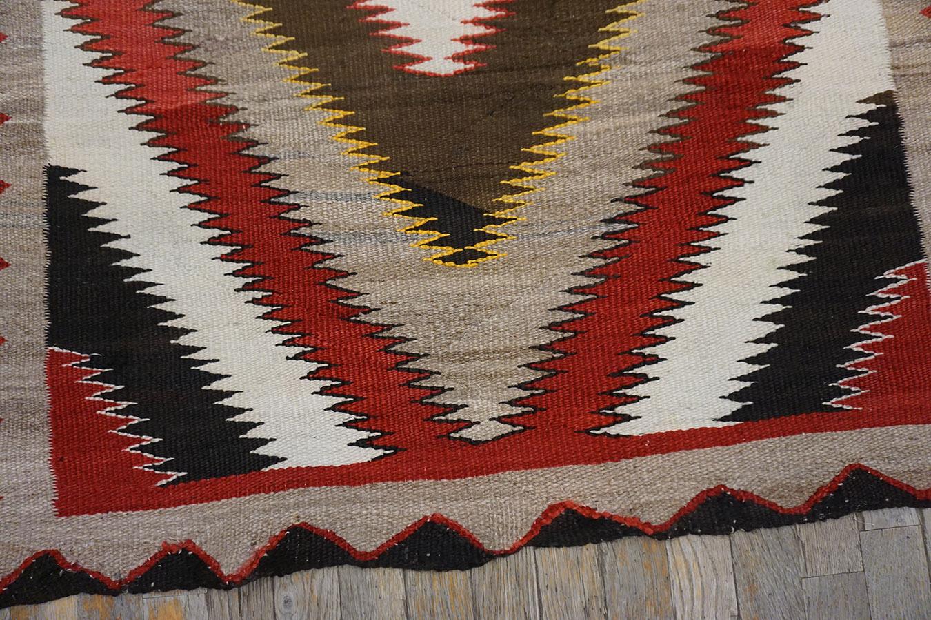 1930er Jahre Amerikanischer Navajo Teppich ( 3'6