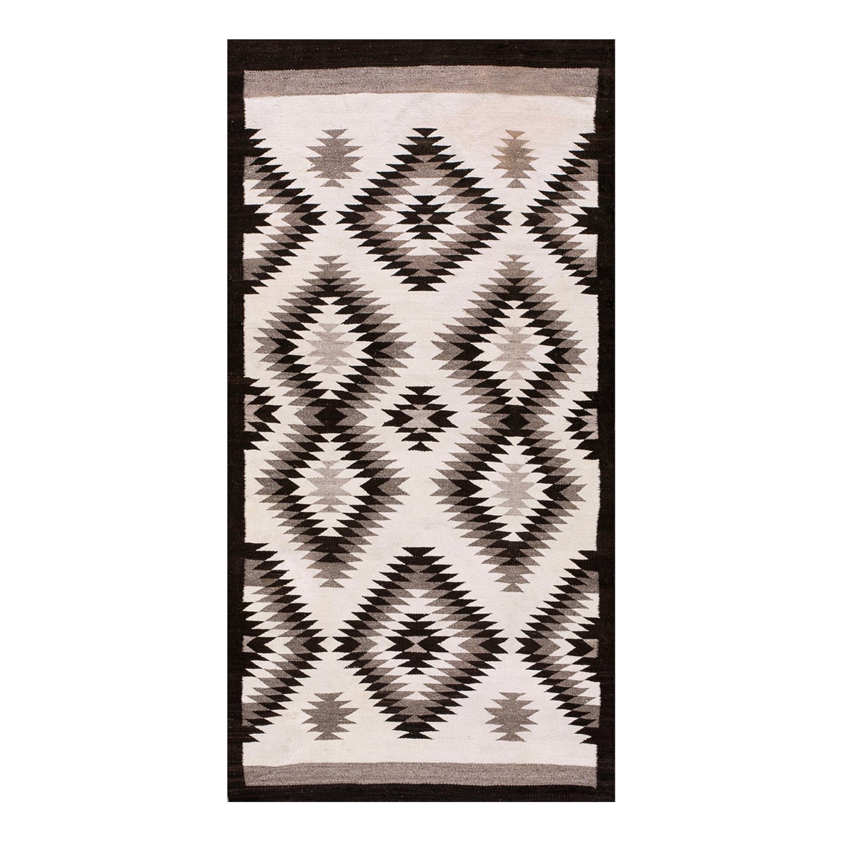 Tappeto antico Navajo americano 3'3" x6'4"