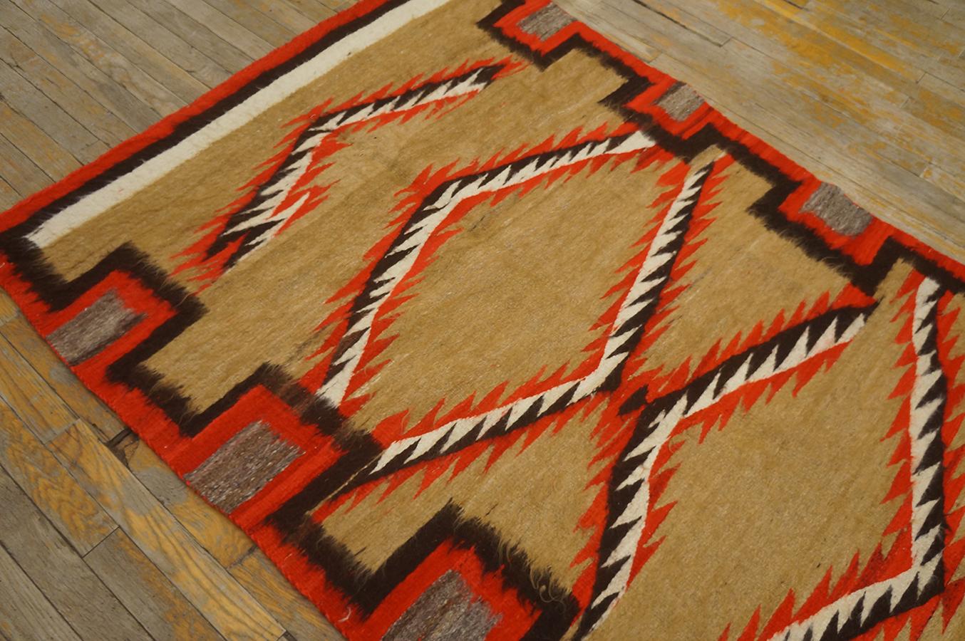 Early 20th Century American Navajo Rug (4'  x 6' 2