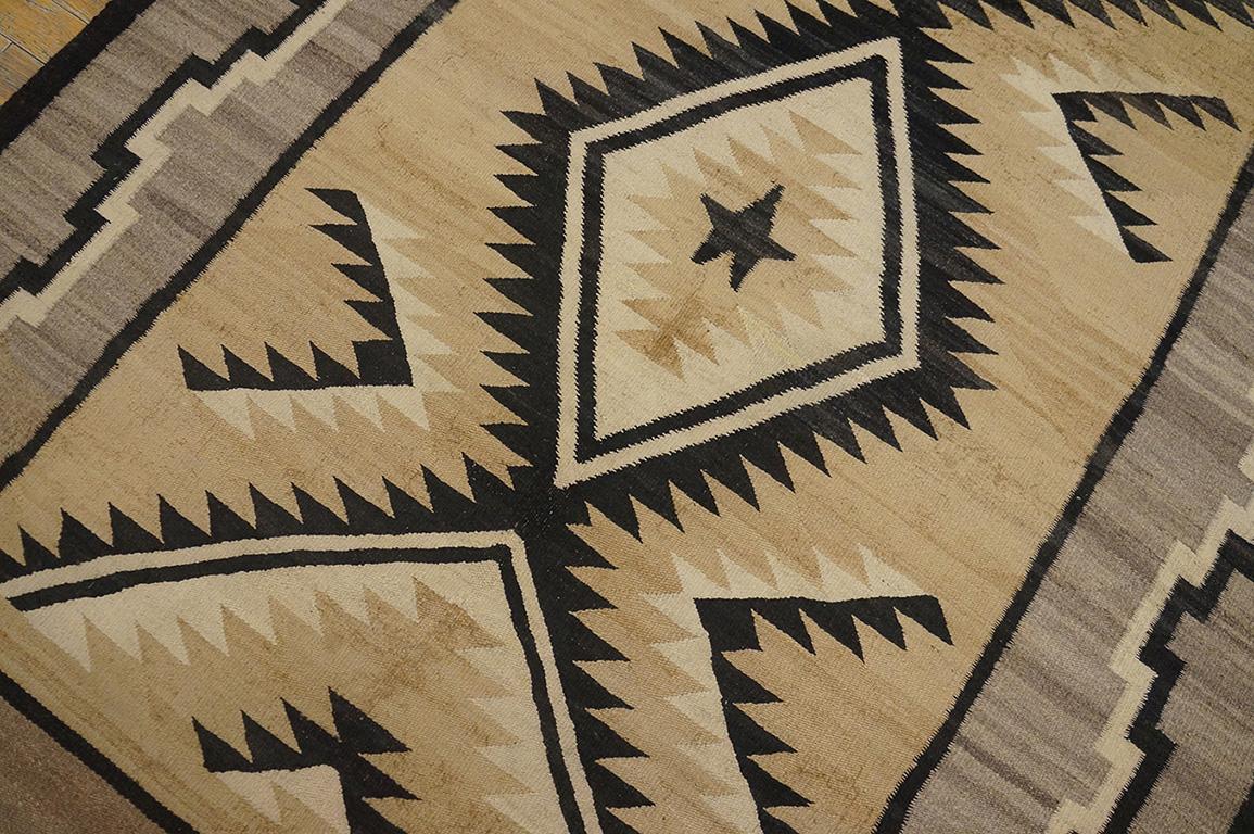 Amerikanischer Navajo-Teppich des frühen 20. Jahrhunderts ( 4'2