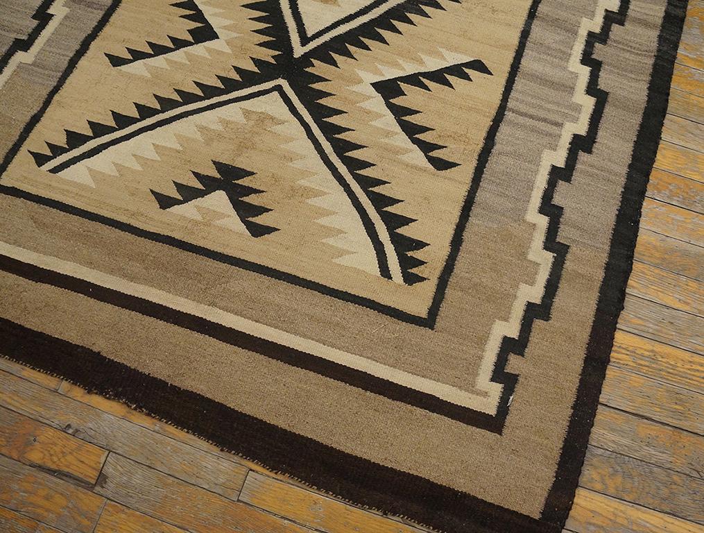 Early 20th Century American Navajo Carpet ( 4'2