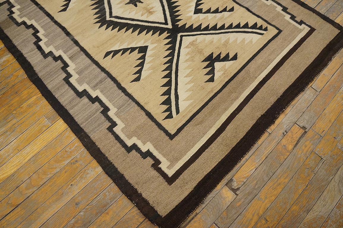 Early 20th Century American Navajo Carpet ( 4'2