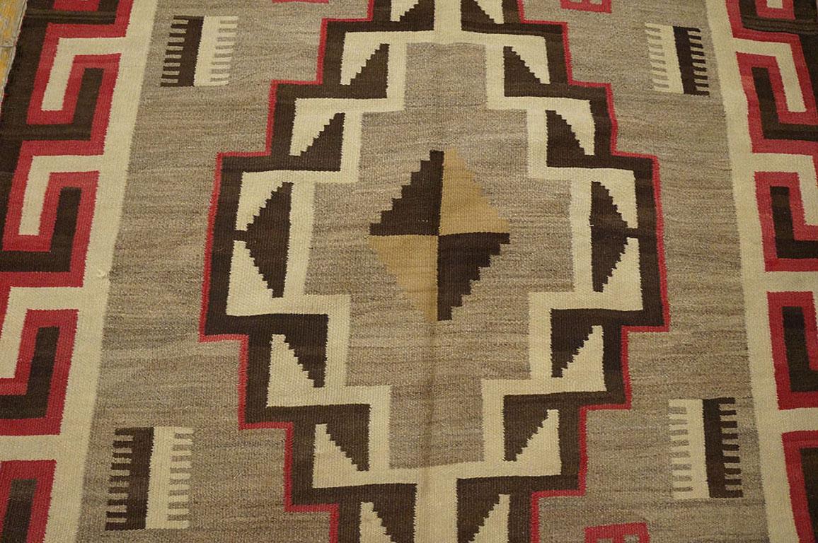 Tessuto a mano Tappeto Navajo americano del 1920 ( 4' 6