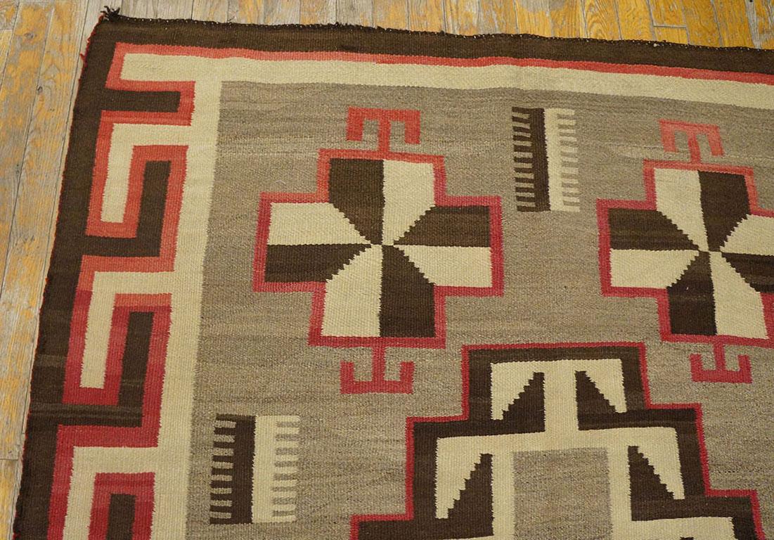 Inizio XX secolo Tappeto Navajo americano del 1920 ( 4' 6