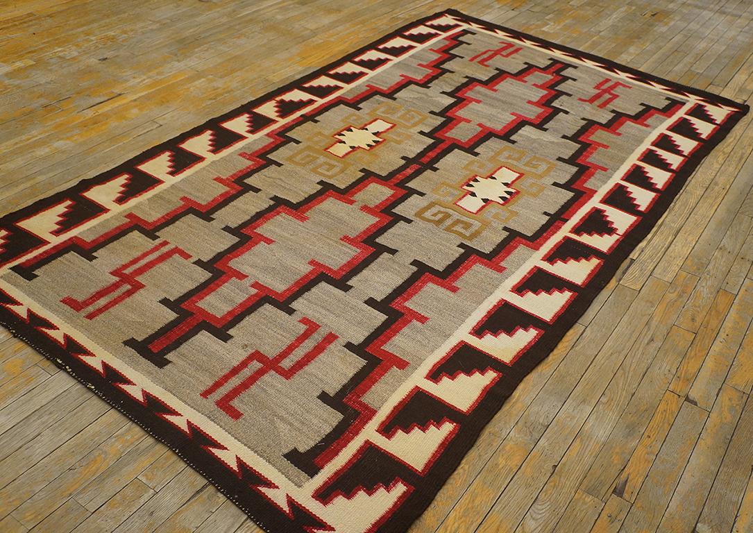 Early 20th Century American Navajo Carpet ( 4' 9