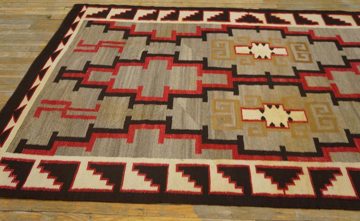 Early 20th Century American Navajo Carpet ( 4' 9