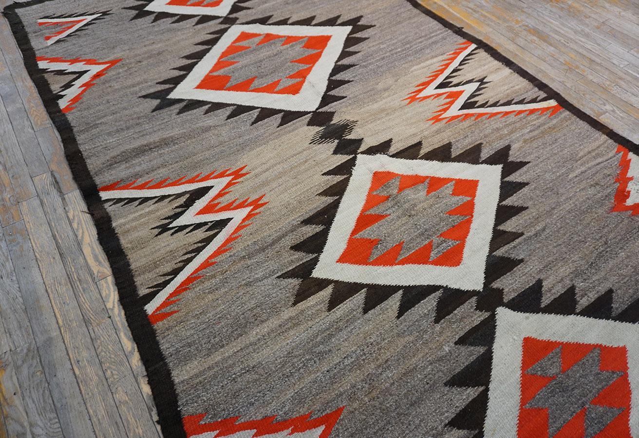 Alfombra navajo americana de principios del siglo XX ( 5'6