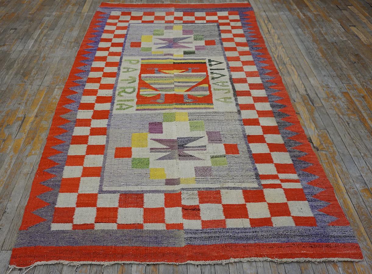  Early 20th Century Navajo Rio Grande Carpet ( 5' x8'7