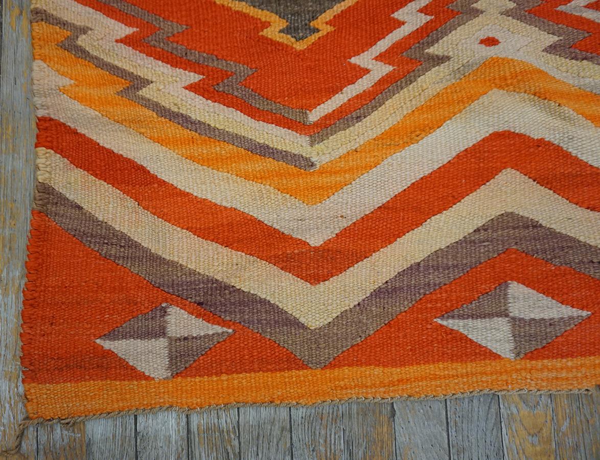 19th Century Transitional Period American Navajo Carpet (5'5