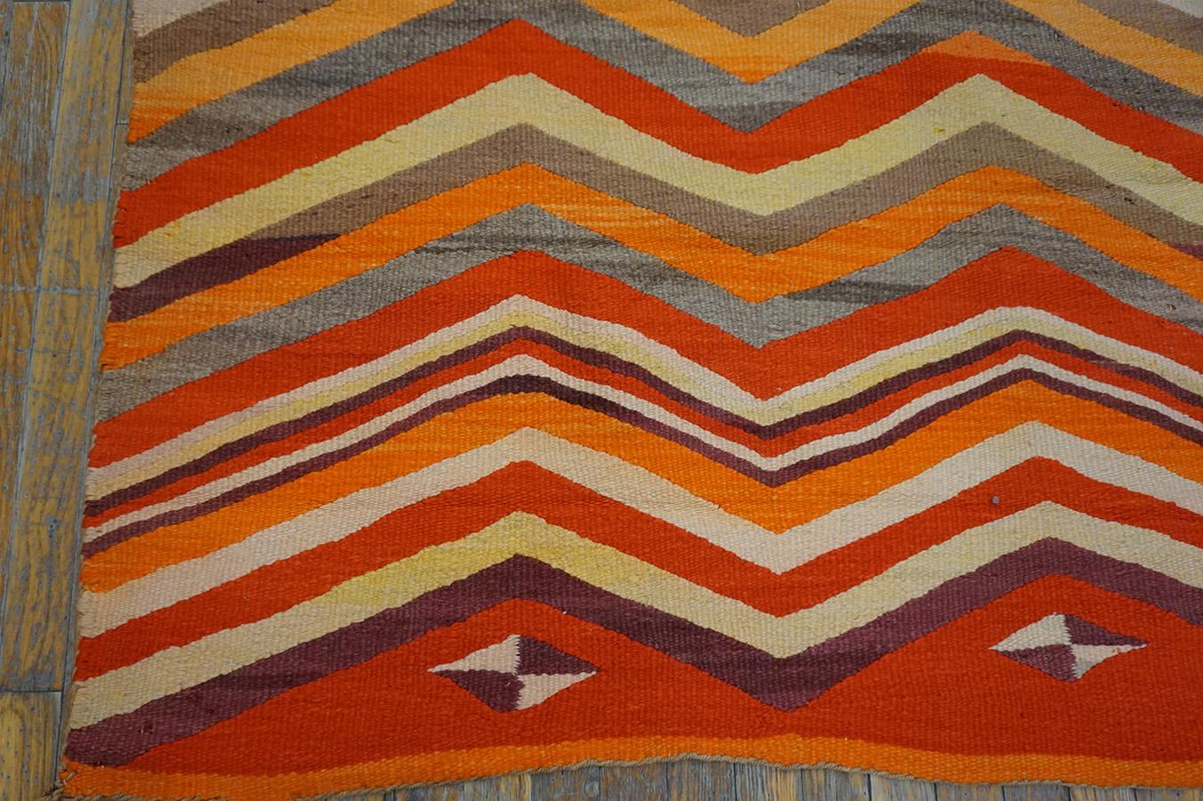 Tappeto Navajo americano del 19° secolo, periodo di transizione (5'5