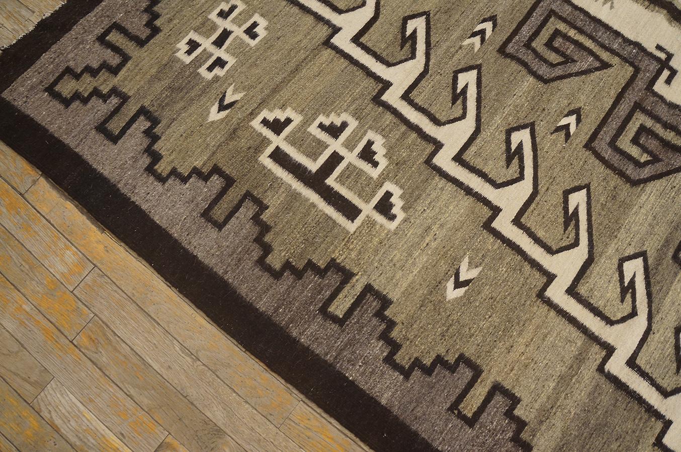 Tapis Navajo américain des années 1940 ( 6' 10
