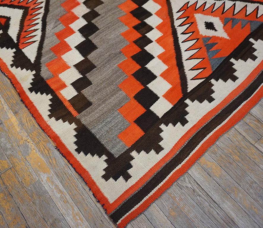 Early 20th Century American Navajo Carpet ( 6'3