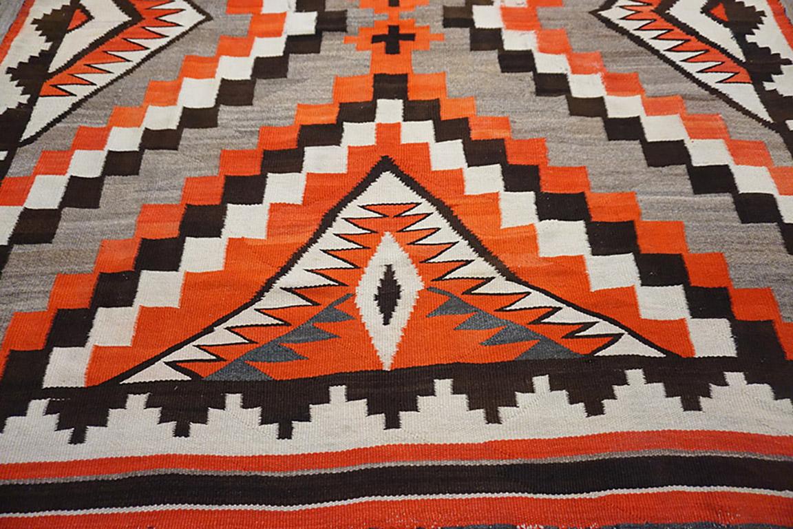 Mid-20th Century Early 20th Century American Navajo Carpet ( 6'3