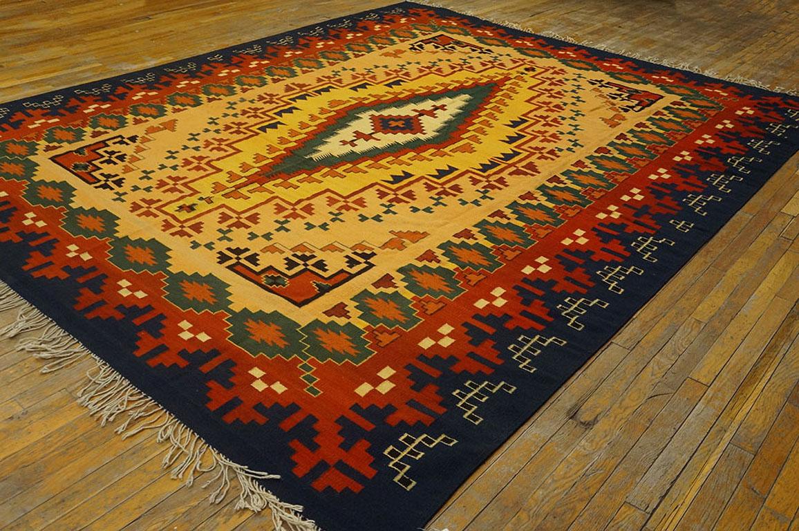 Mid 20th Century Navajo Style Zapotec Carpet 
( 9'6