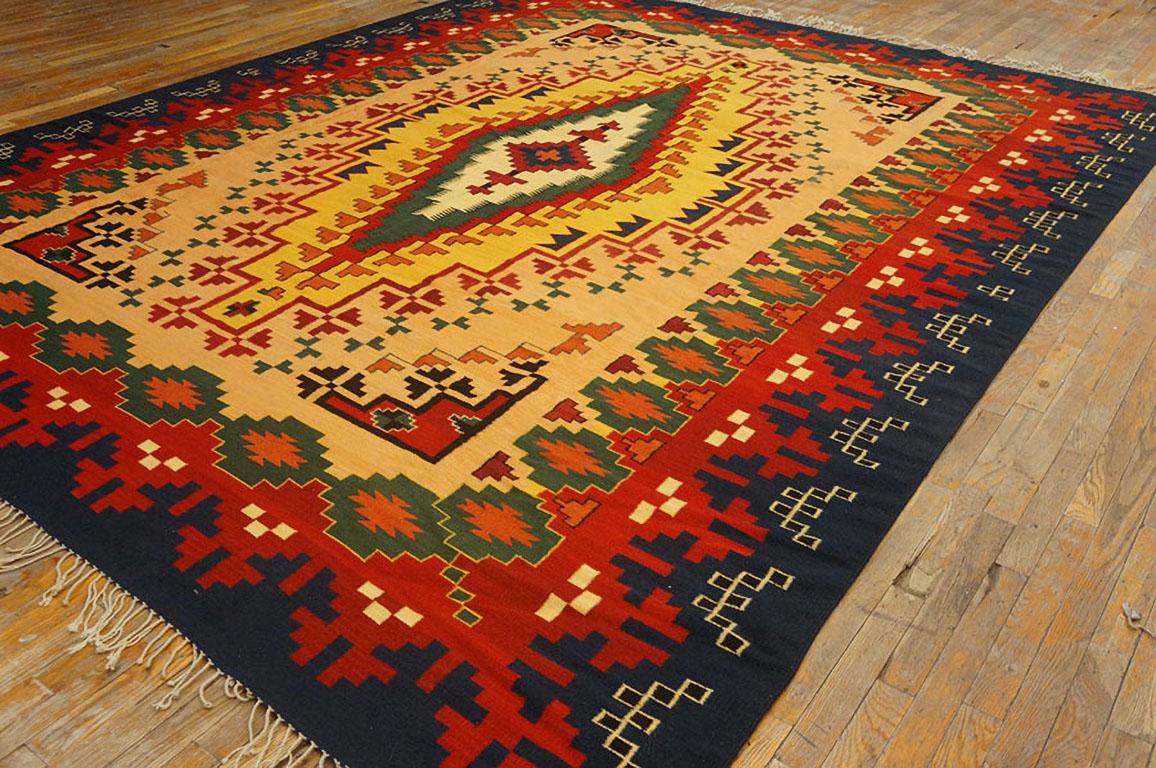 Mid 20th Century Navajo Style Carpet ( 9'6