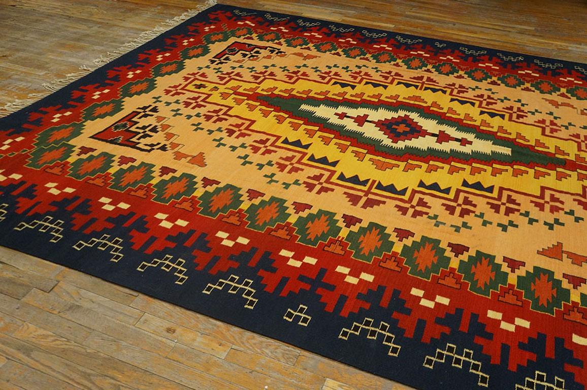 Tapis de style sud-ouest du milieu du 20e siècle ( 9'6