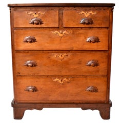 Antique American New England Cottage Chest of Drawers Dresser