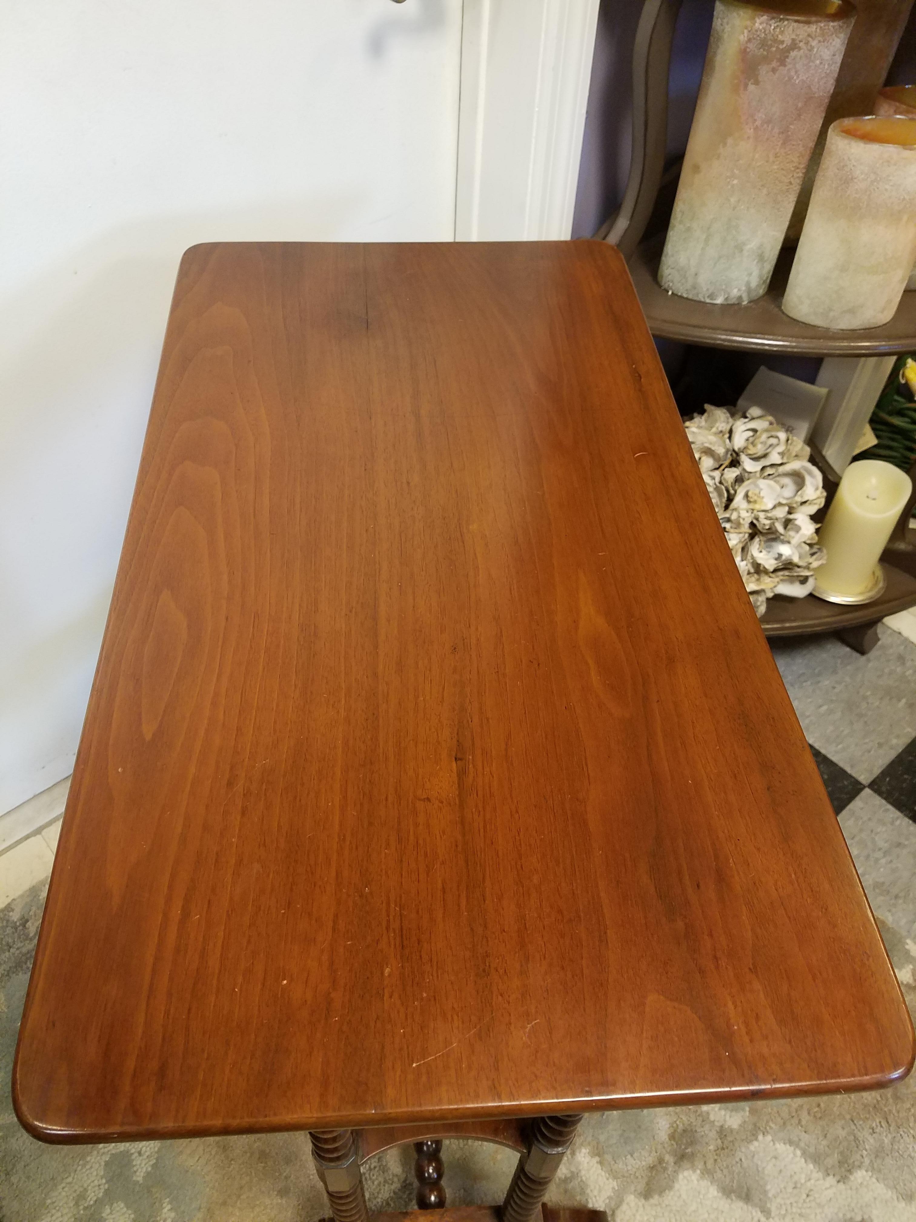 Antique American Maple Accent Table For Sale 1