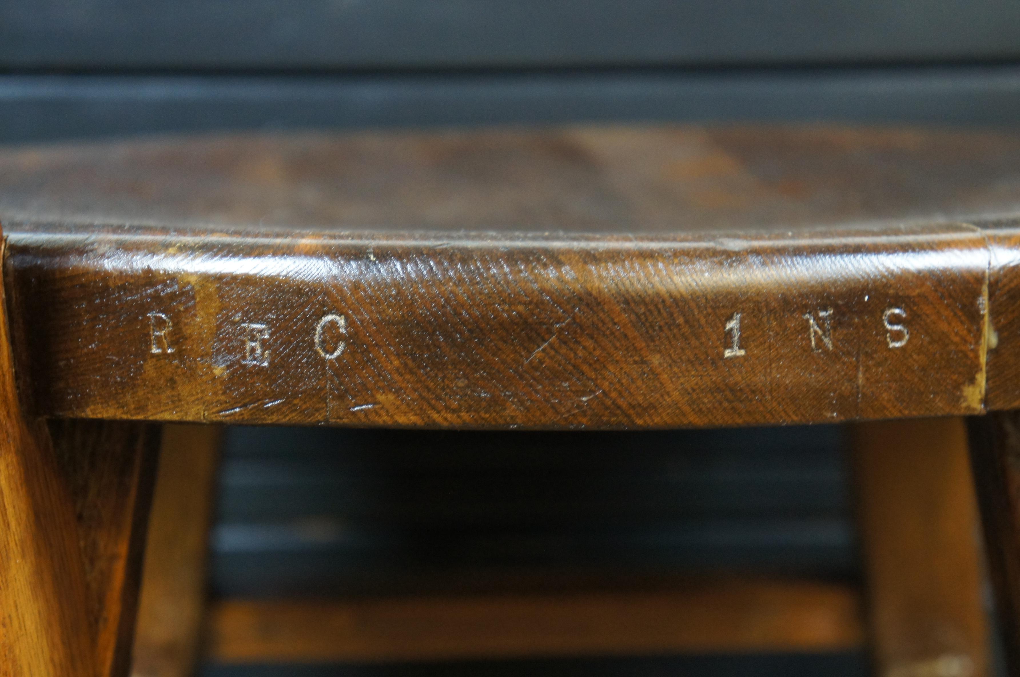 oak farmhouse stool