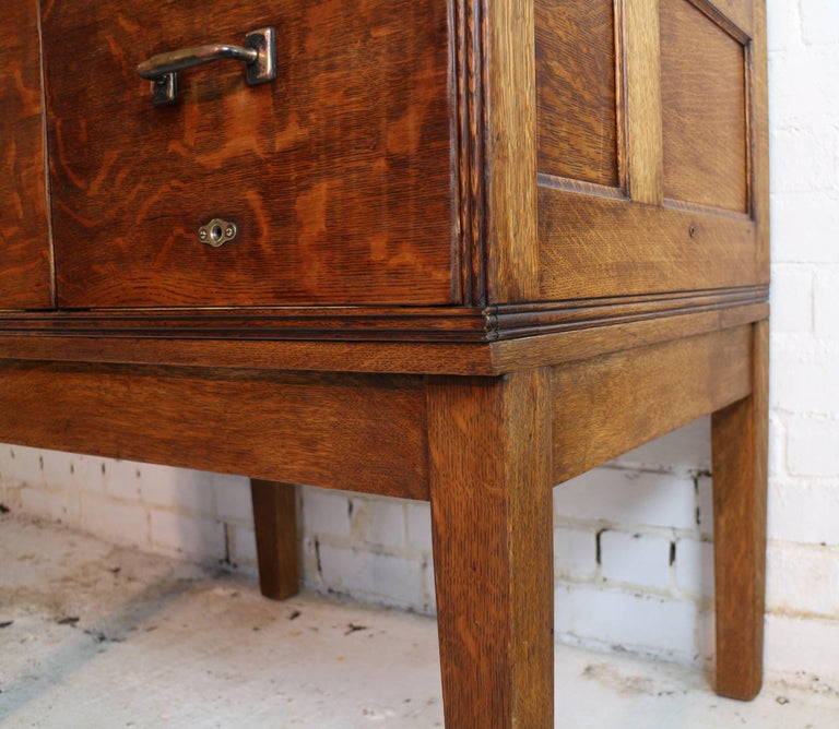 Antique American Oak Filing circa 1910 at 1stDibs
