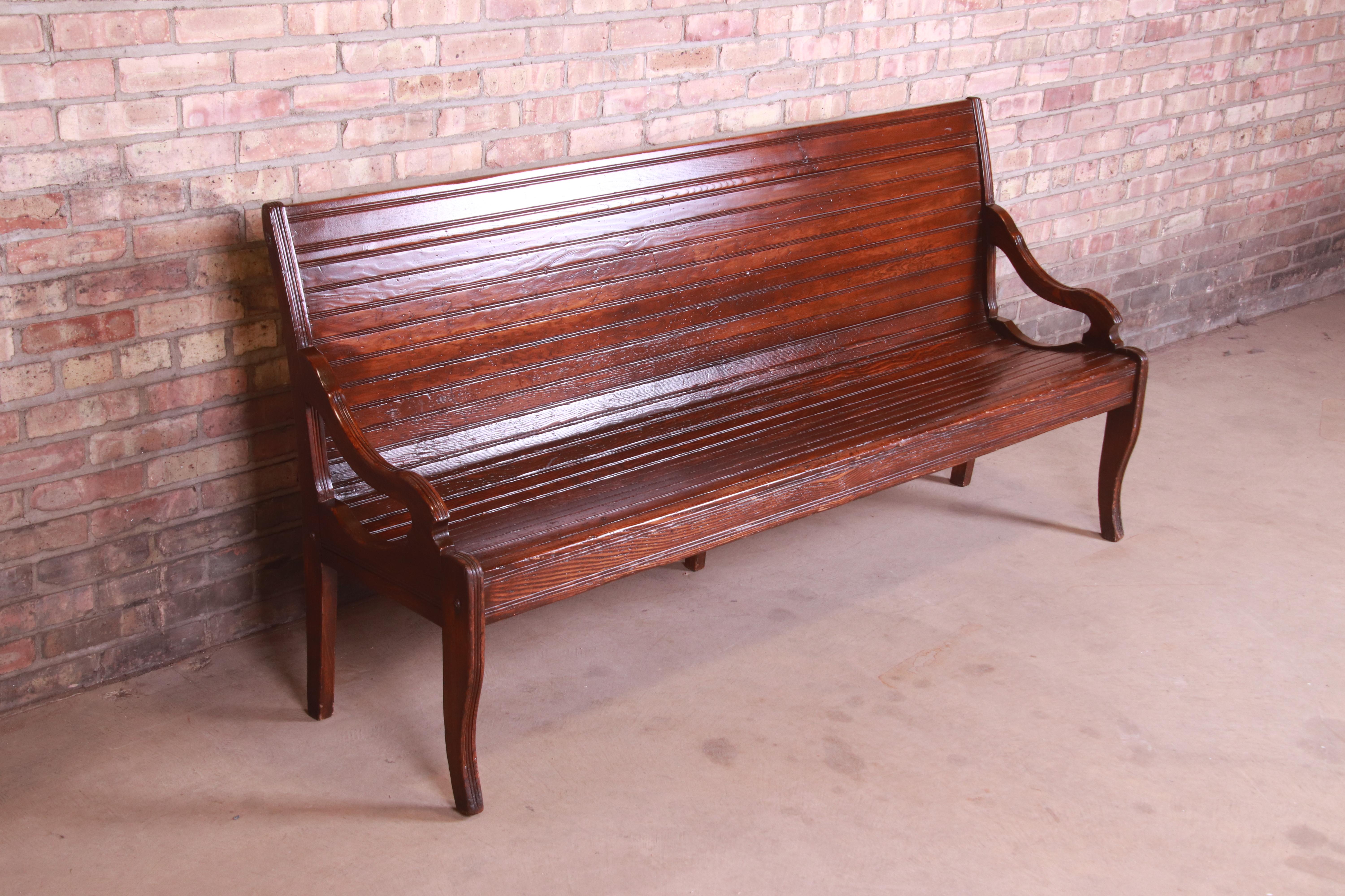 sherwood oak bench