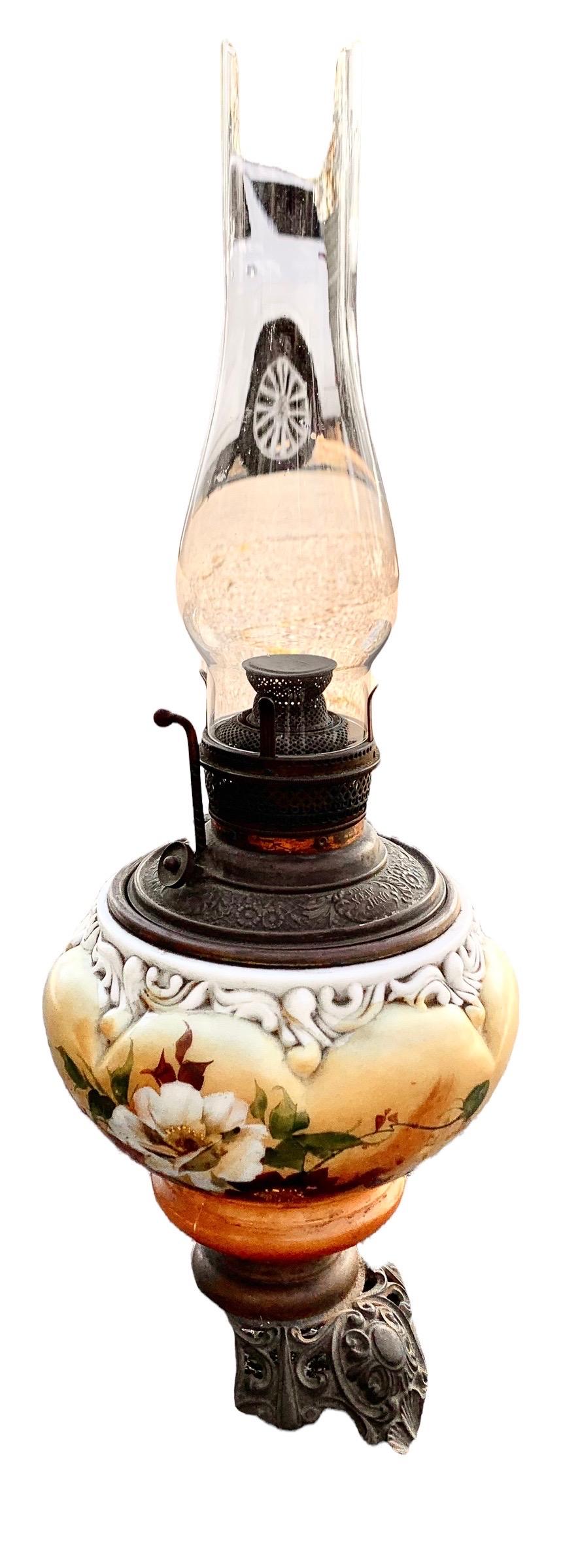 oil lamp painting