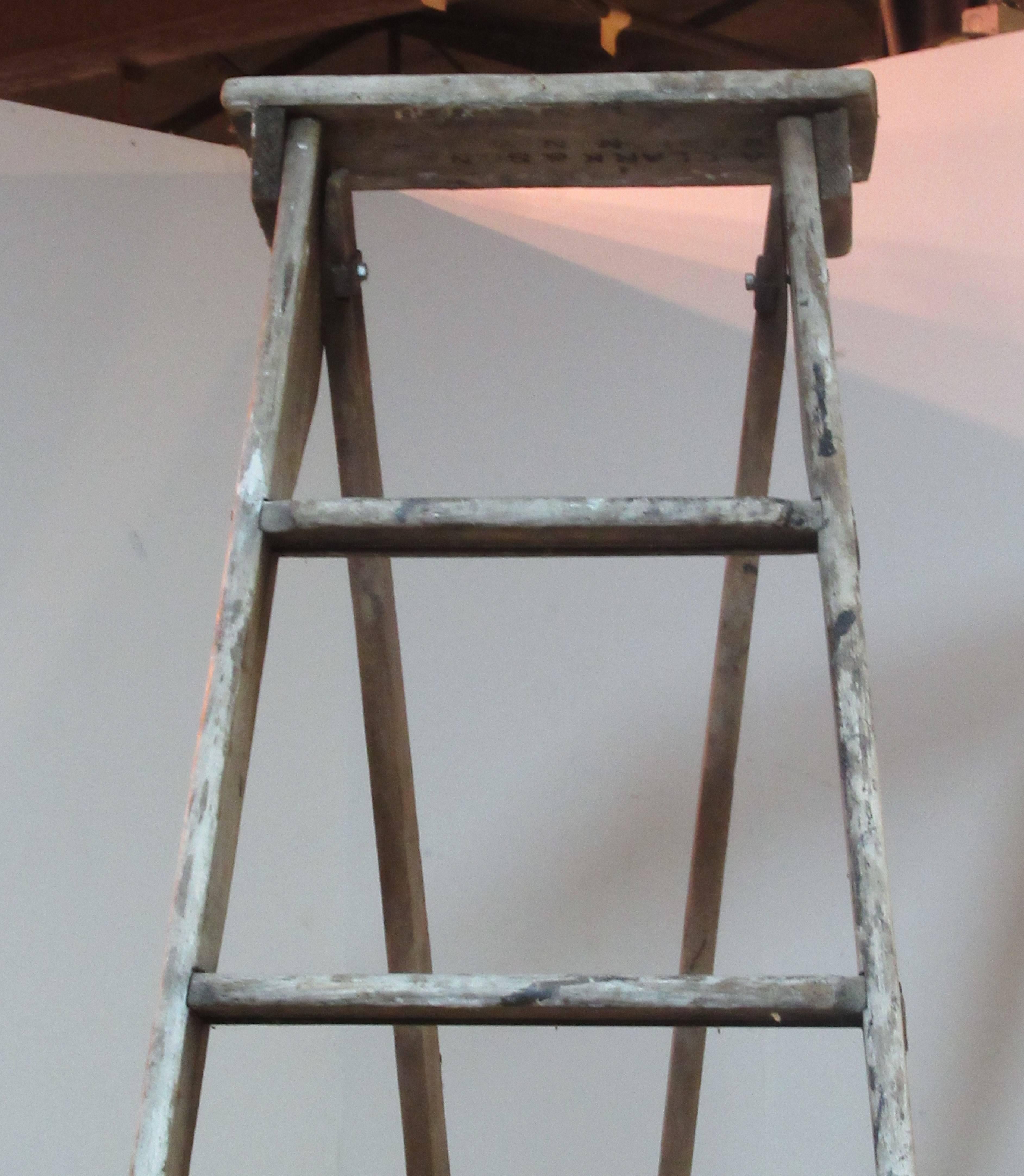 antique orchard ladder