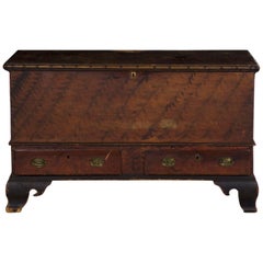 Antique American Painted Dower Blanket Chest of Drawers, Pennsylvania circa 1810