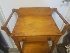 Antique American Pine End-Table