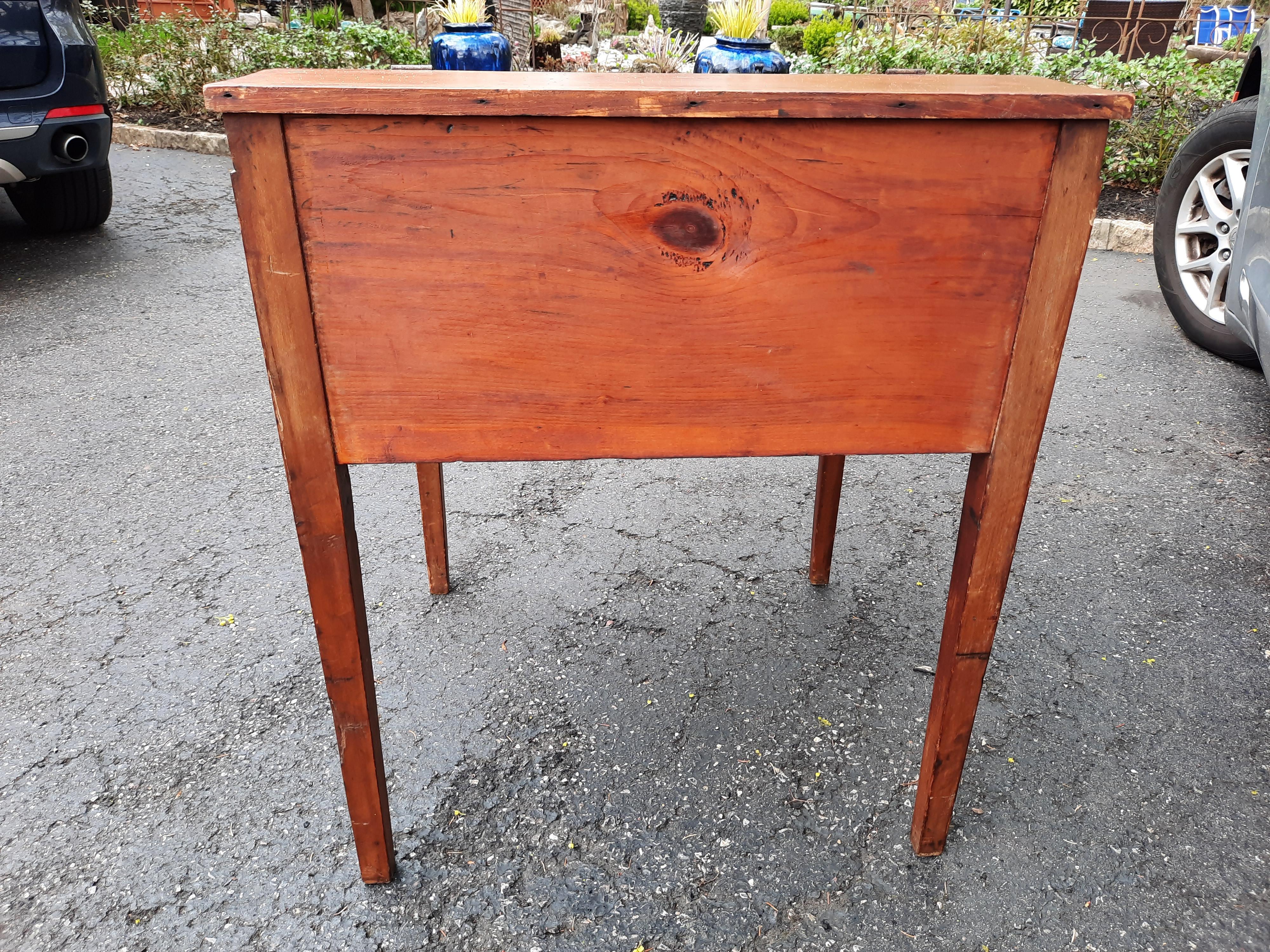 Antique American Pine Flip Top Desk For Sale 5