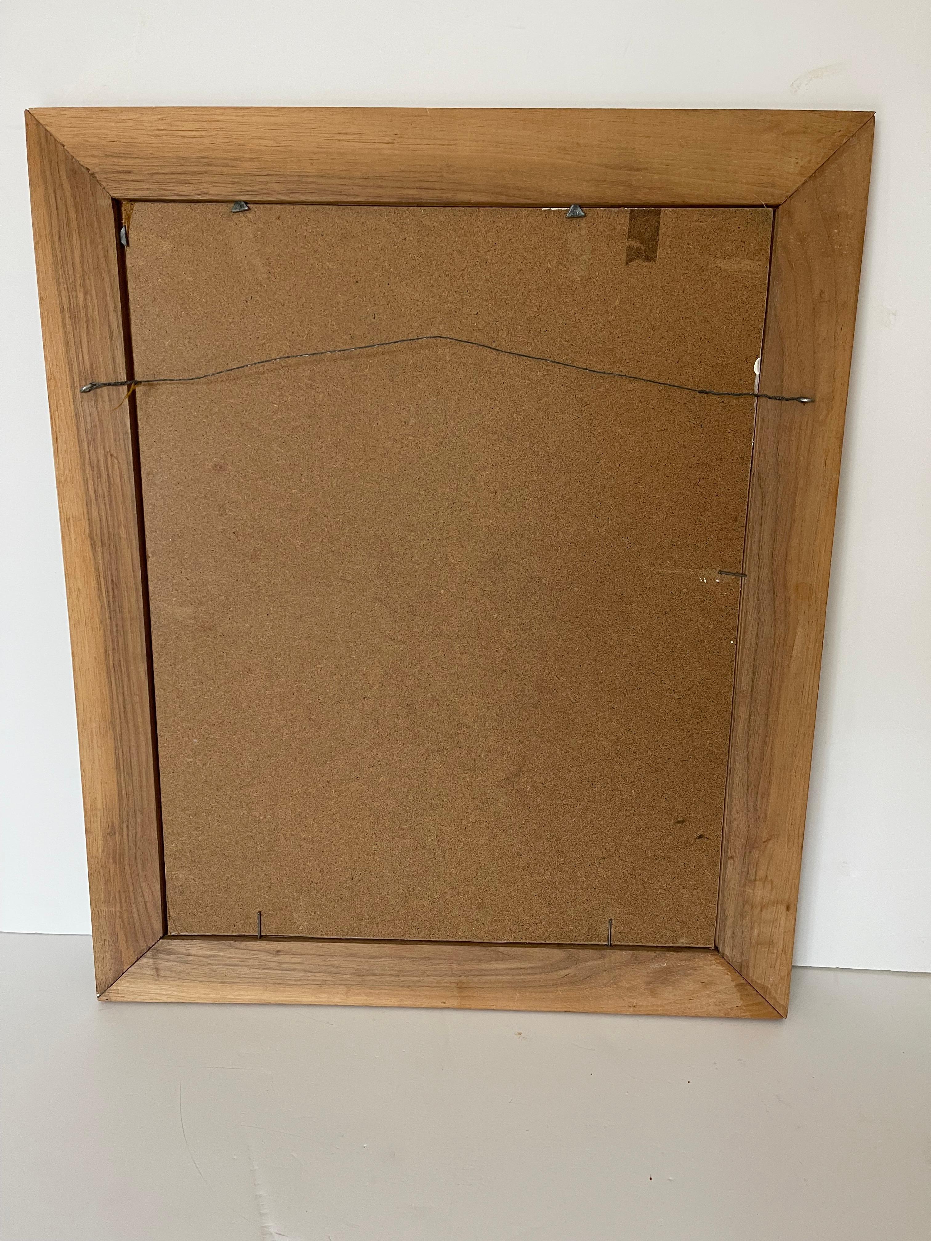 Antiguo  Retrato americano de un jefe nativo americano Madera en venta