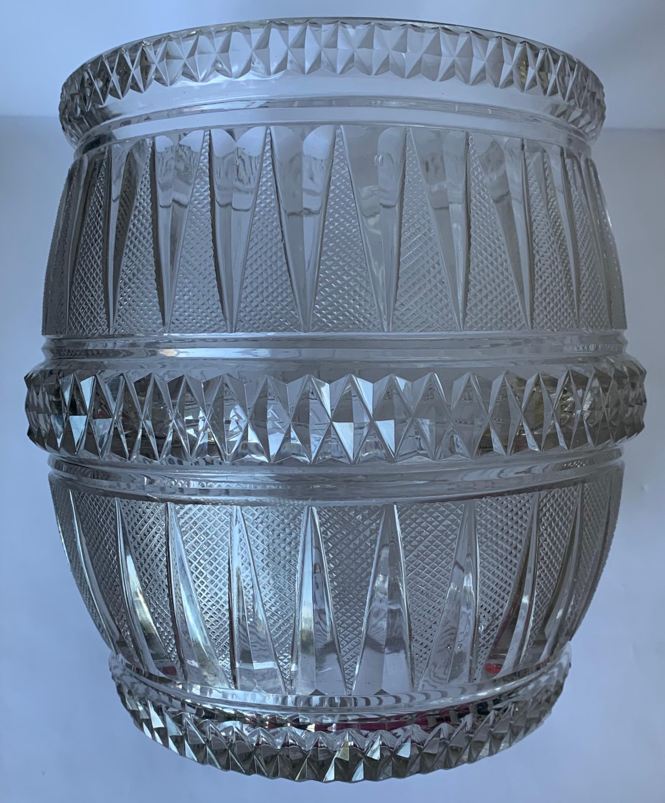 Antike amerikanische Pressglas Punchbowl und Unterteller (Glas)