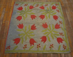 Early 20th Century American Folk Art Amish Quilt ( 3' 7'' x 3' 9'' - 109 x 114 )