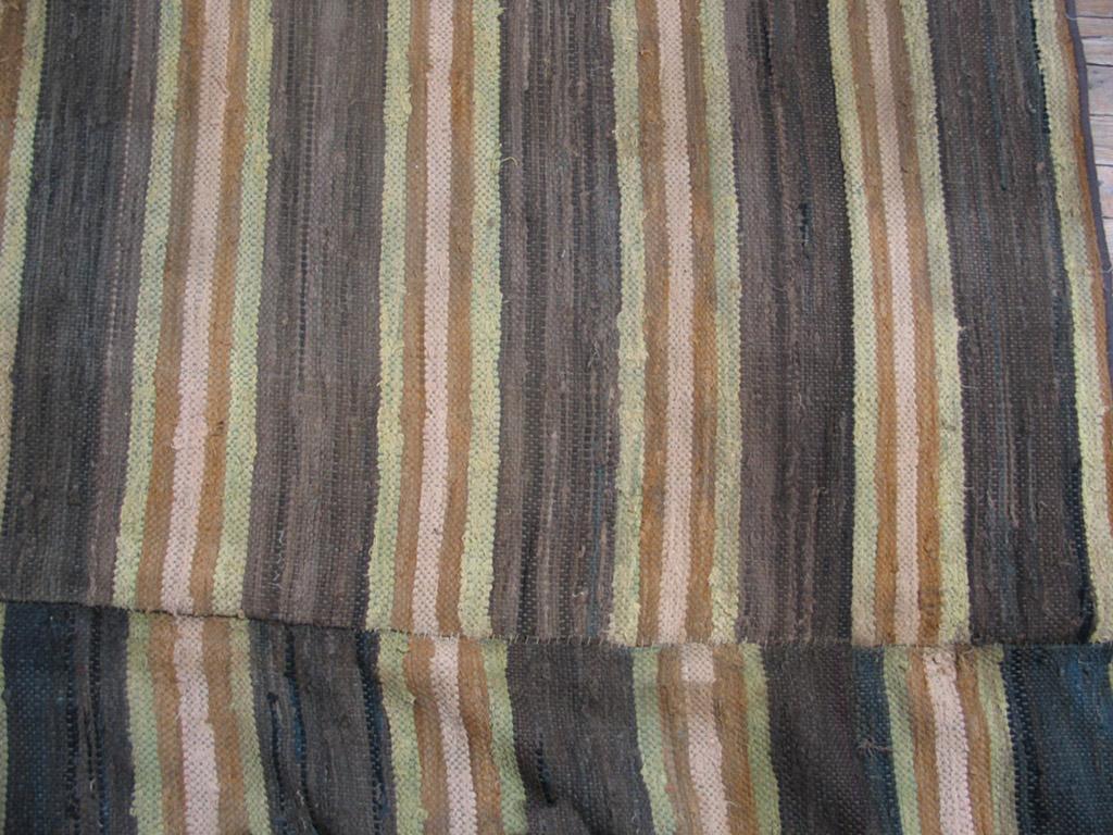 Antiker amerikanischer Rag-Teppich (Handgewebt) im Angebot