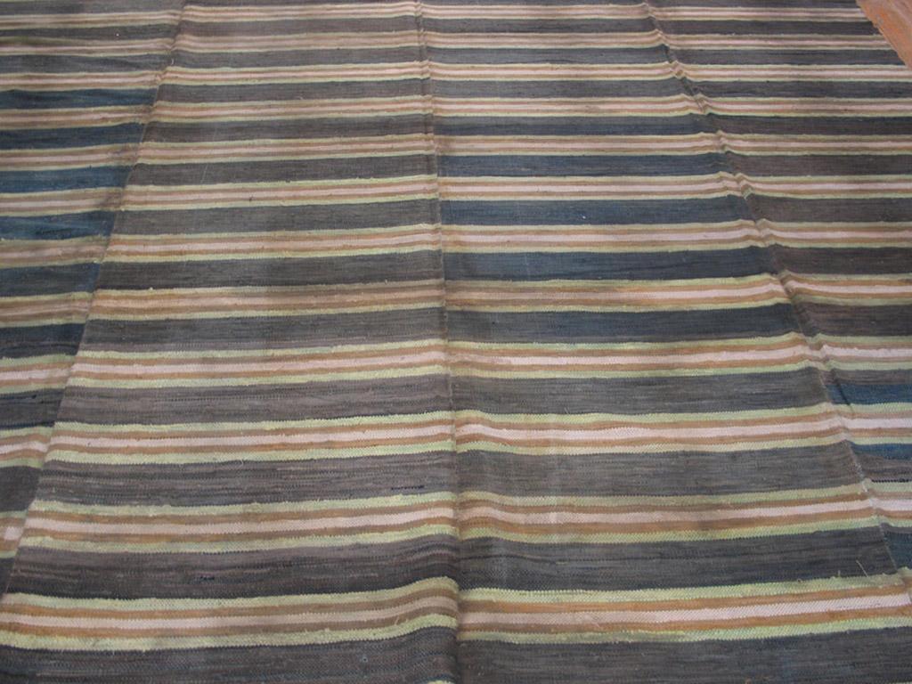 Antiker amerikanischer Rag-Teppich (Wolle) im Angebot