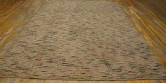 Antique American Shaker Pile Rug / 8' 6'' x 12' - 260 x 365 cm