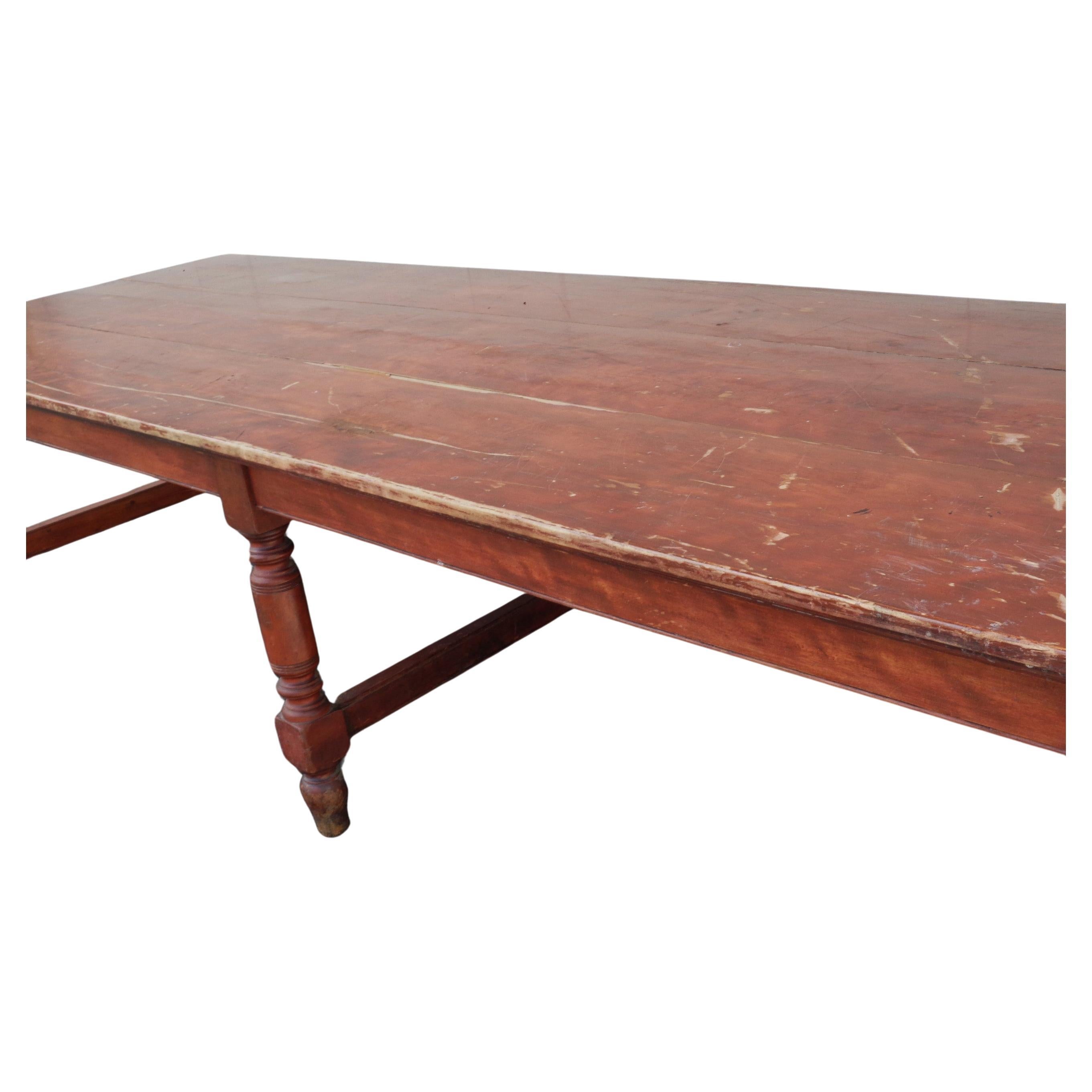 Antique American Banquet Dining Table, 1870-1880 For Sale 5