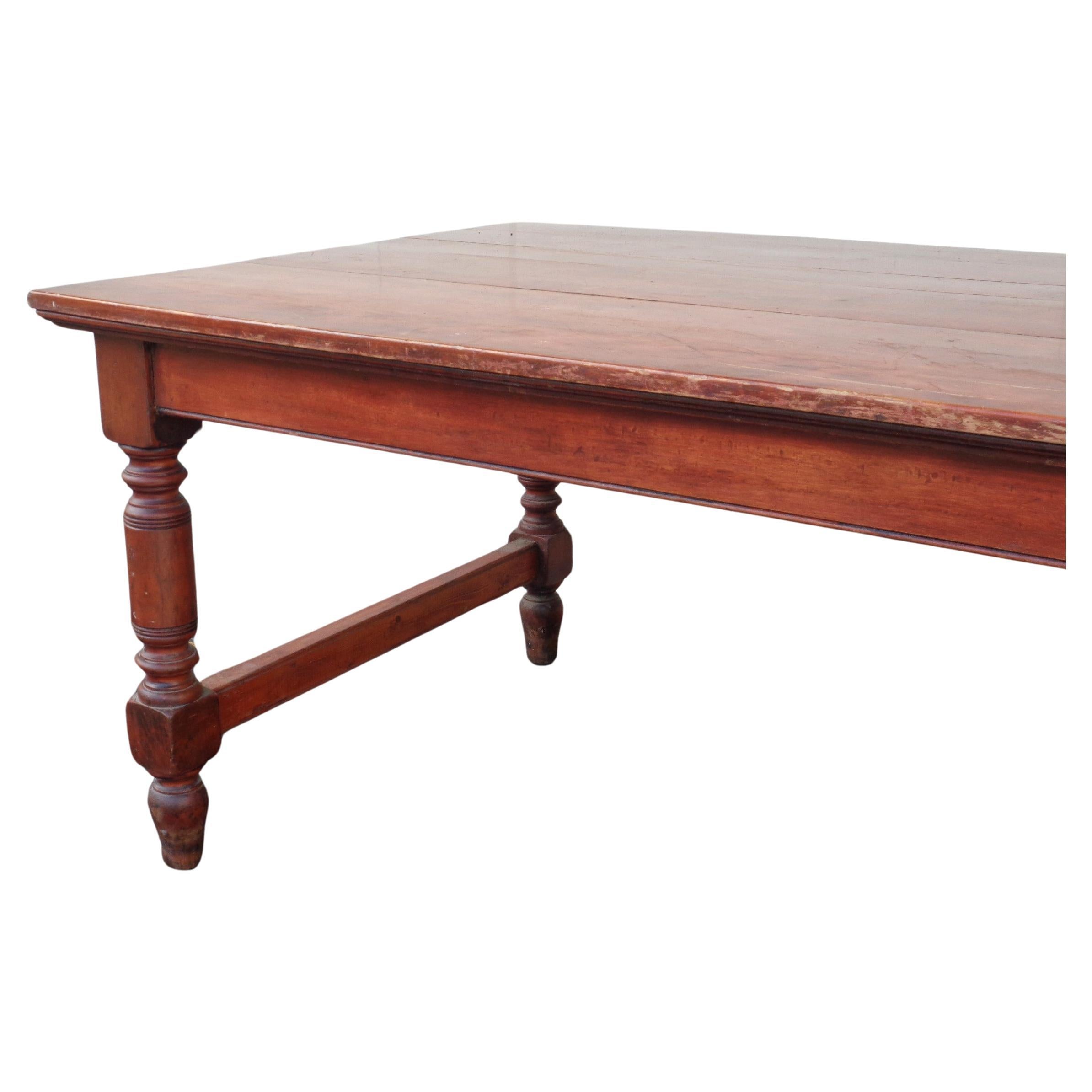 Antique American Banquet Dining Table, 1870-1880 For Sale 6