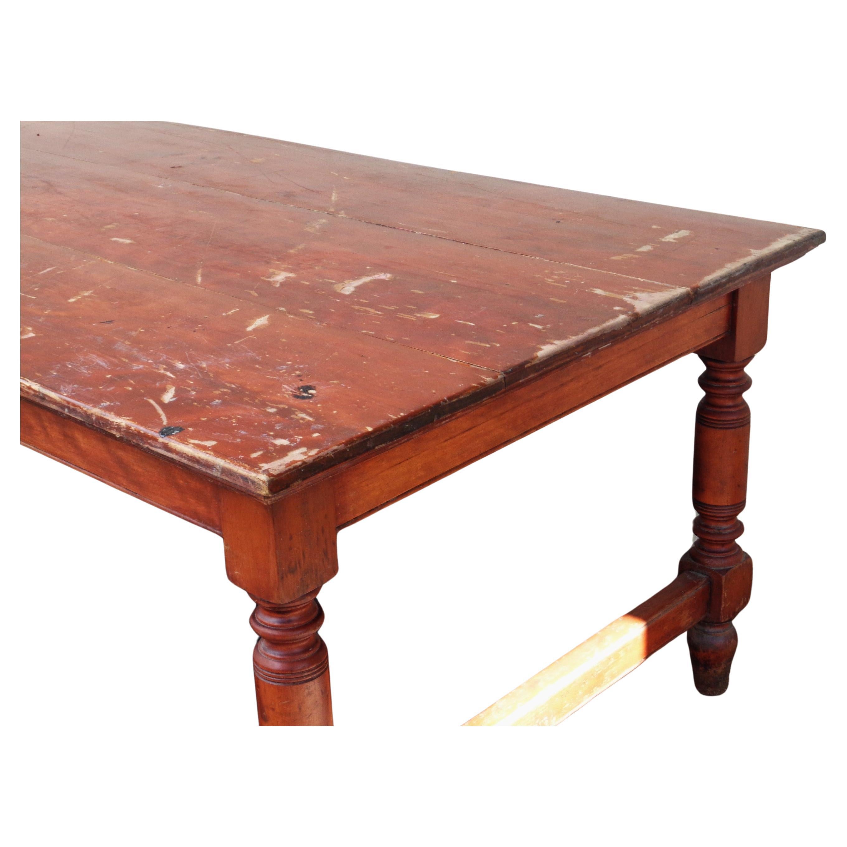 Antique American Banquet Dining Table, 1870-1880 For Sale 1
