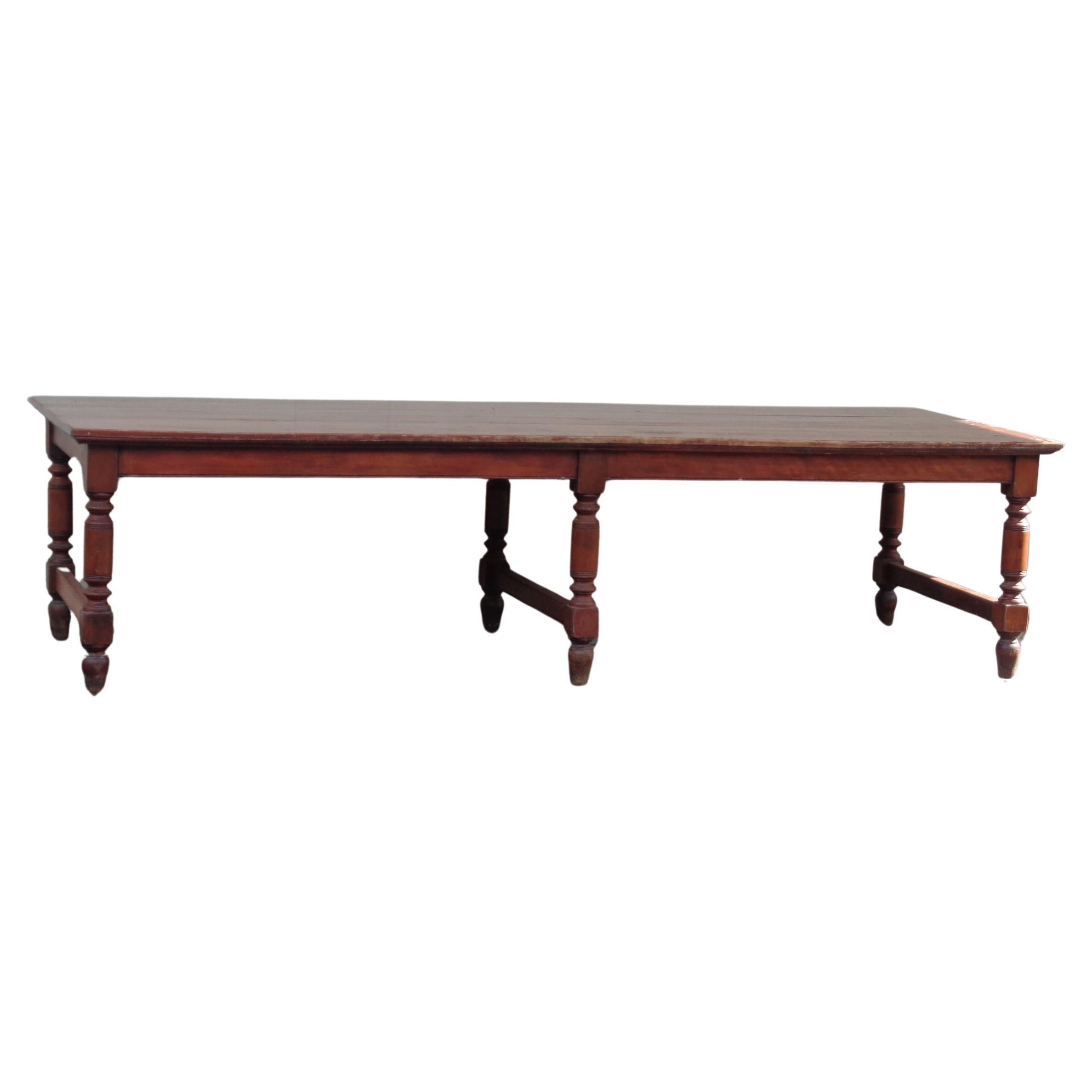 Antique American Banquet Dining Table, 1870-1880 For Sale 3