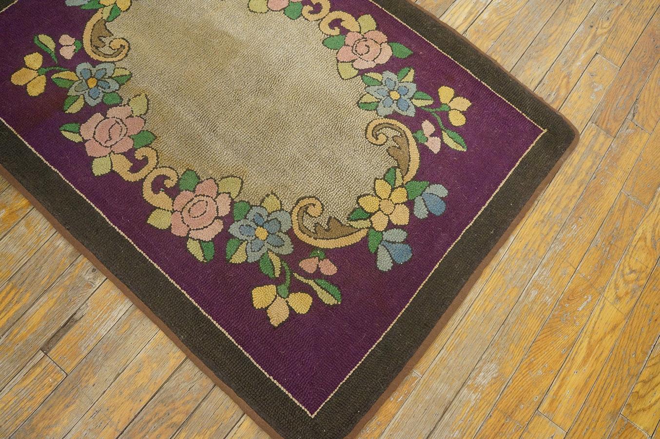 Tapis américain ancien 2'6