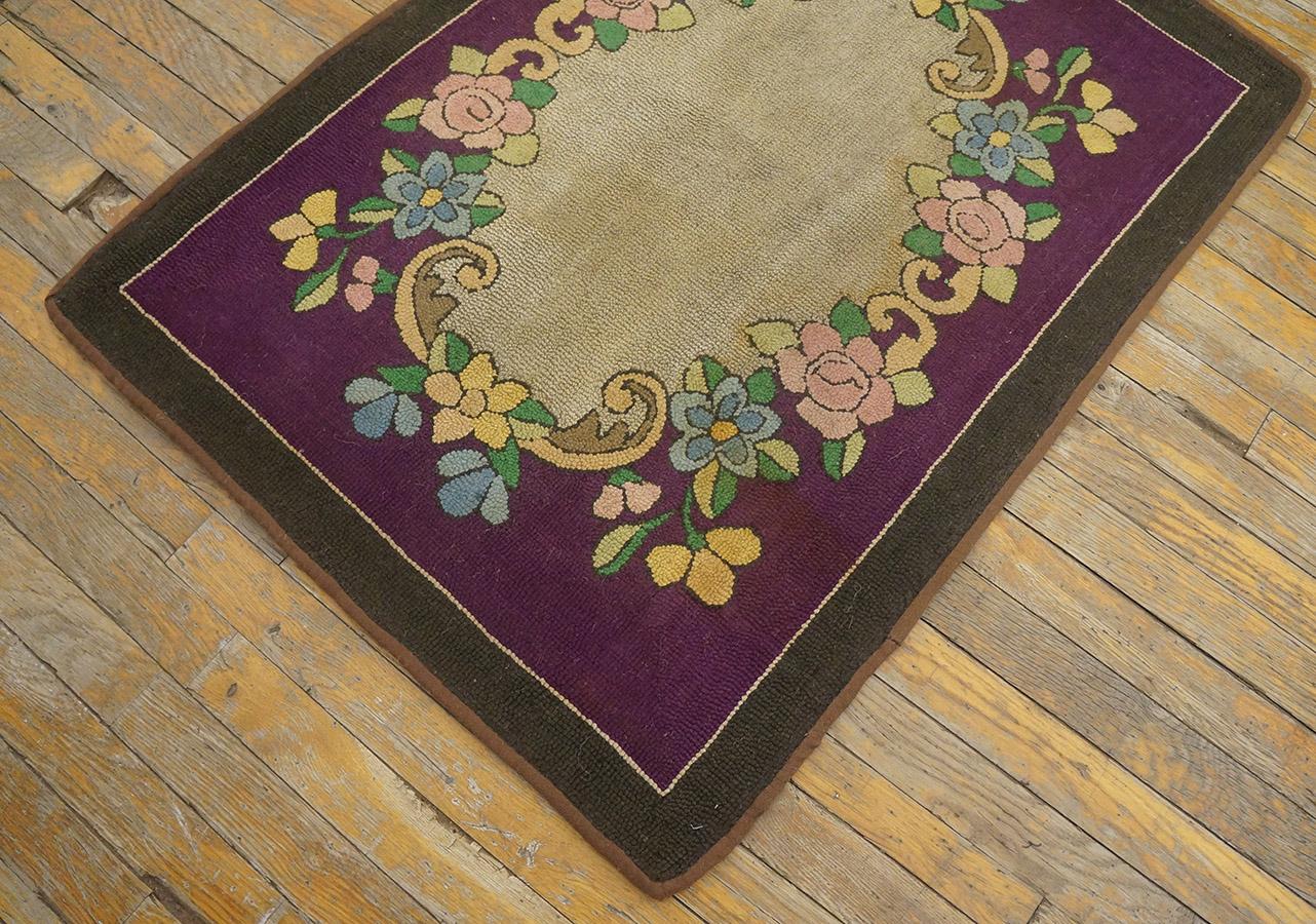 Laine Tapis américain ancien 2'6