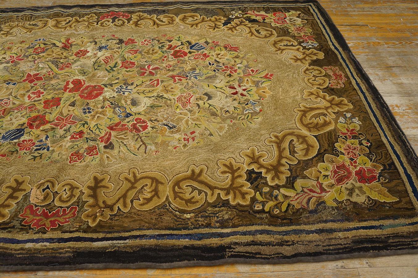 Wool Antique American Rug 6' 10