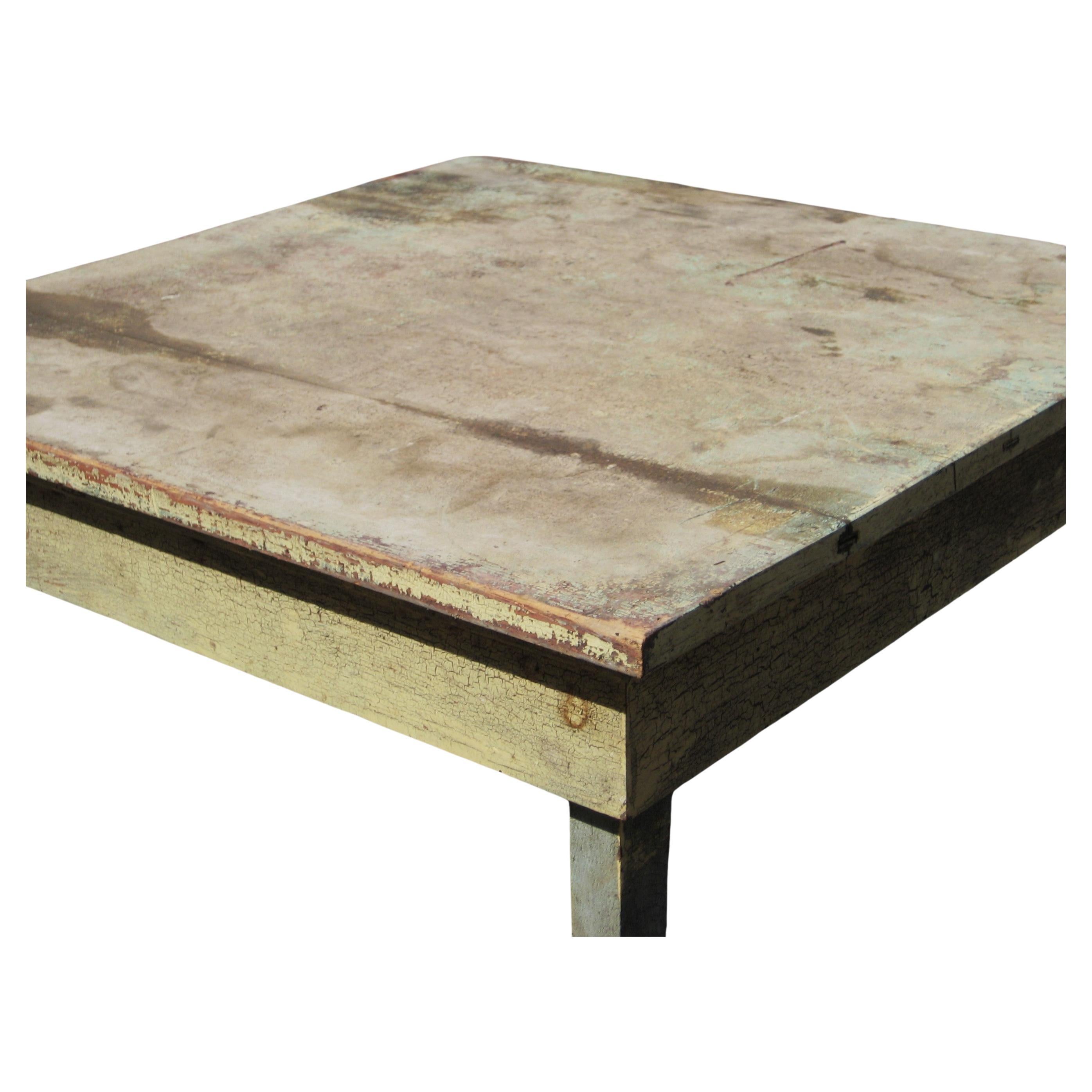 Late 19th Century Antique American Farm Work Table, Circa 1900