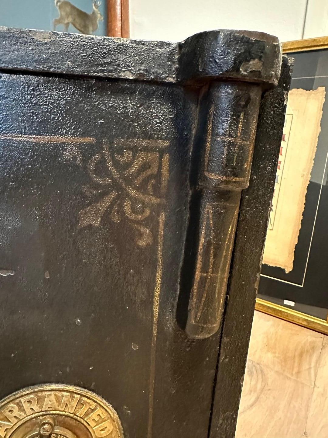 Iron Antique American Safe For Sale