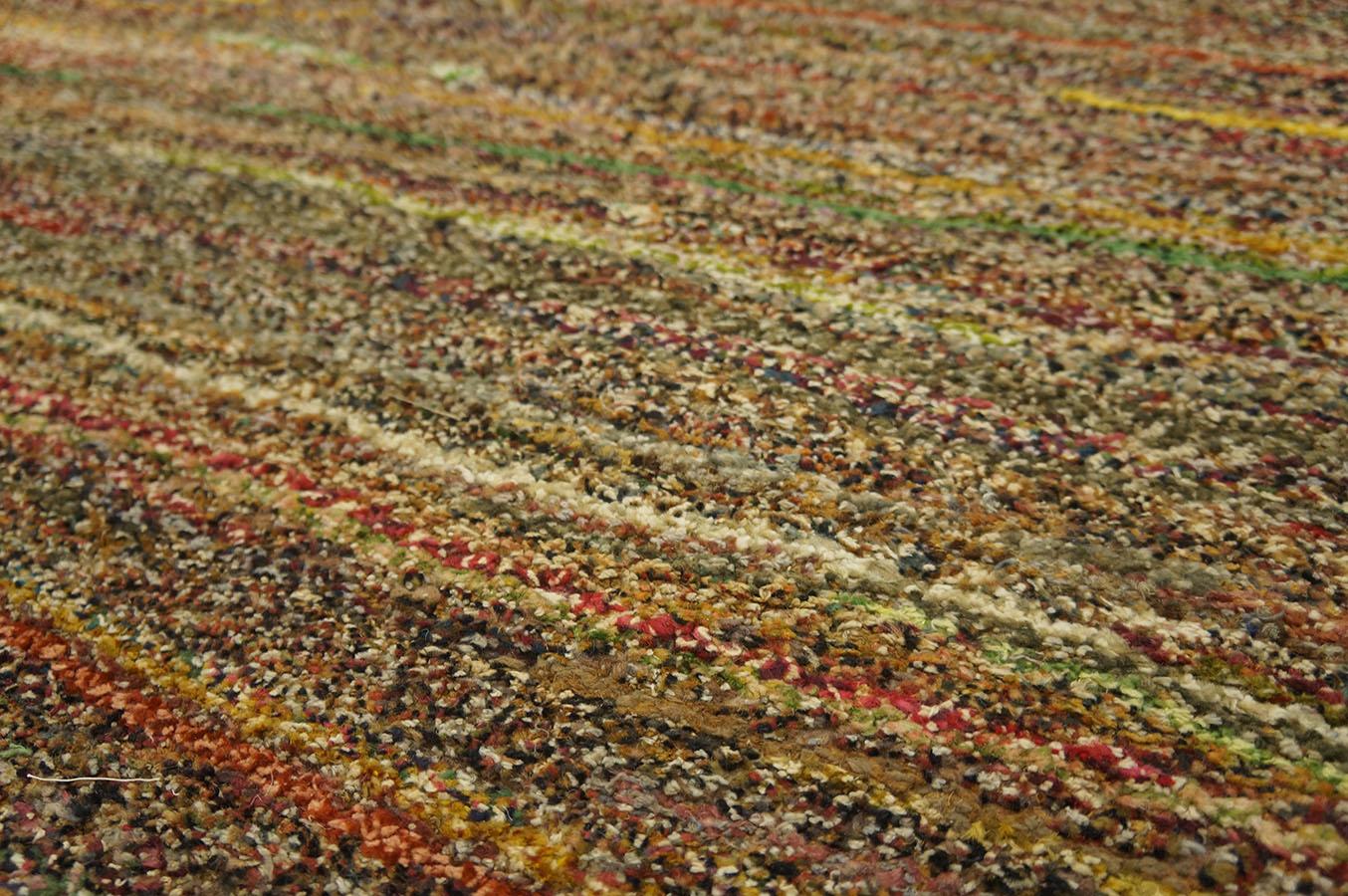 Early 20th Century American Shaker Pile Carpet ( 3' x 23'3