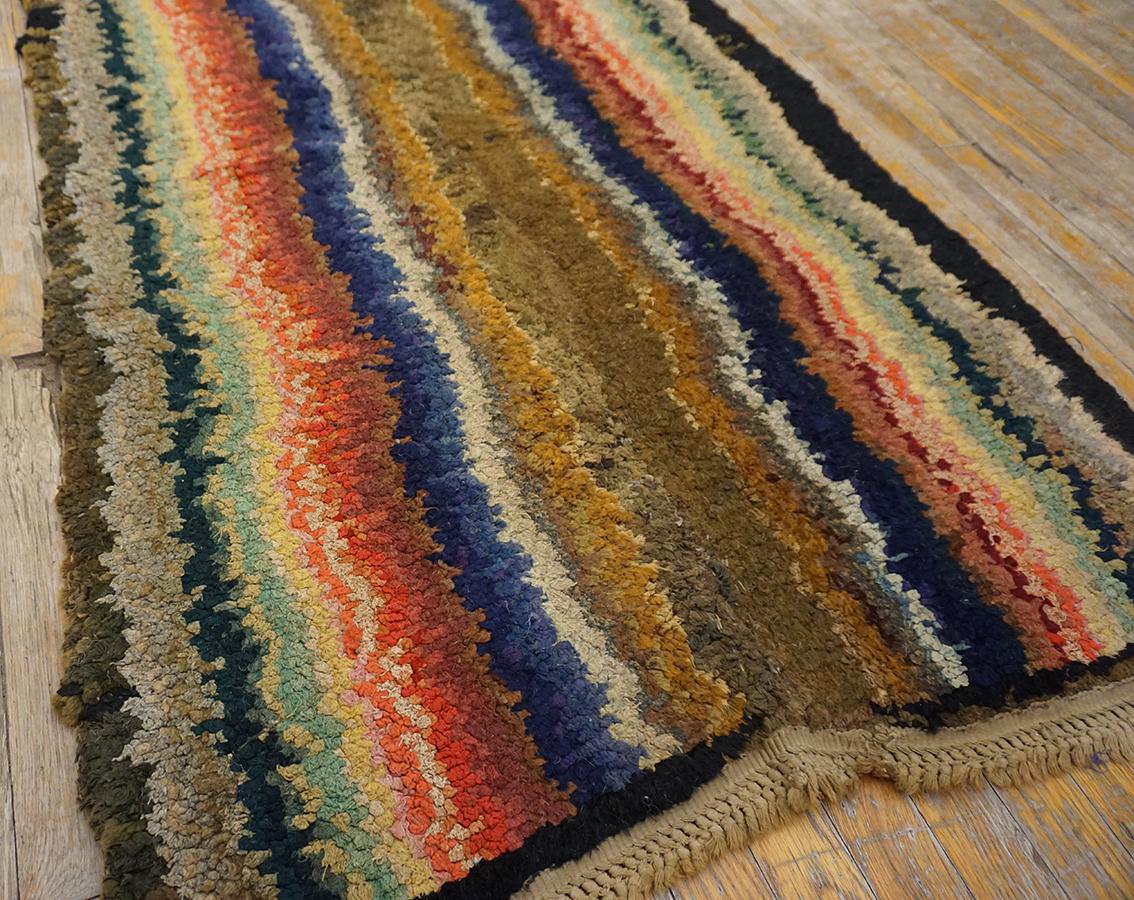 Hand-Woven 19th Century American Shaker Carpet ( 3' x 4'9