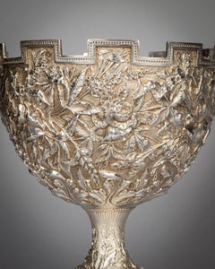 Antique American Silver Monteith, circa 1880