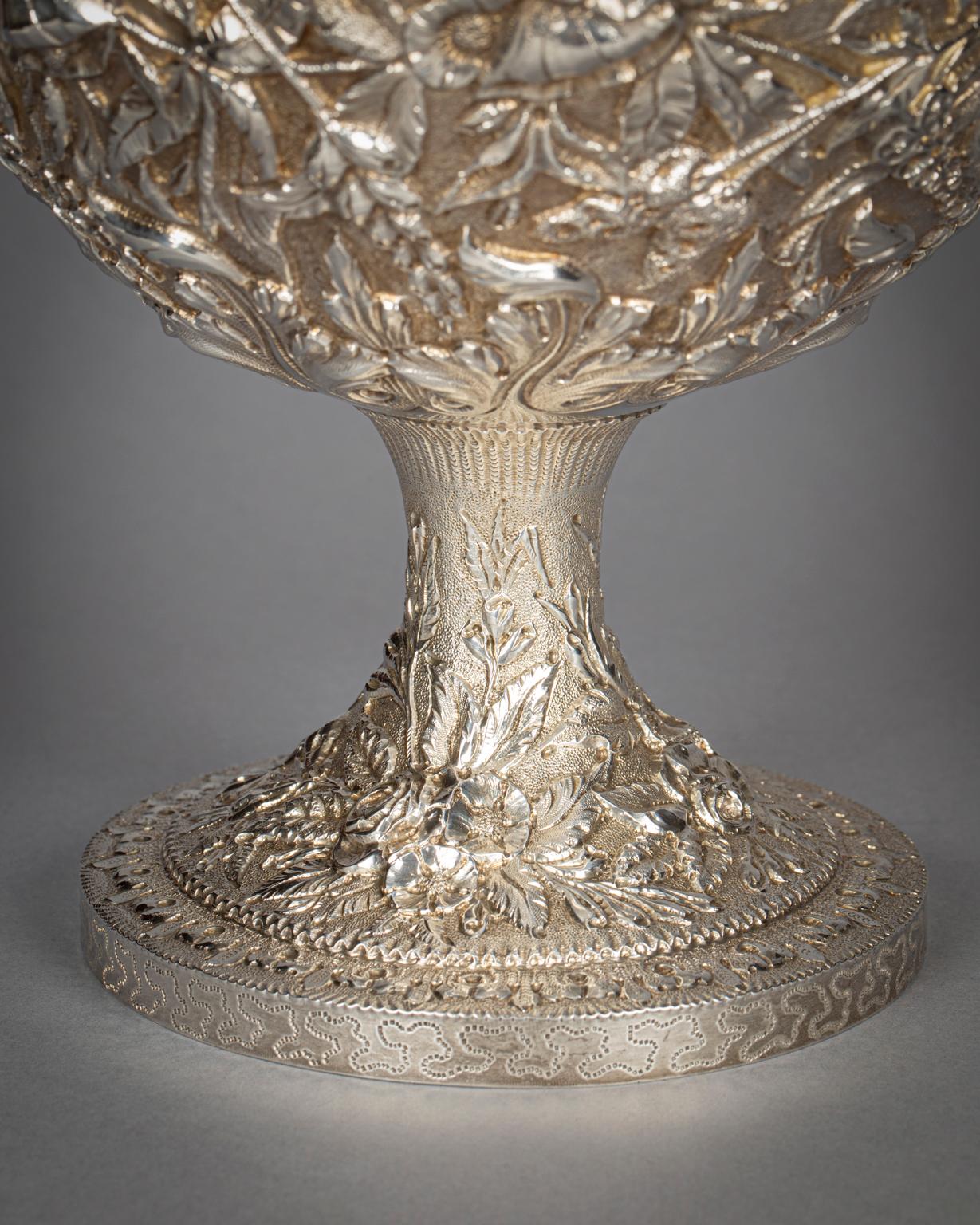 Antikes amerikanisches Silber Monteith, um 1880 im Zustand „Gut“ im Angebot in New York, NY